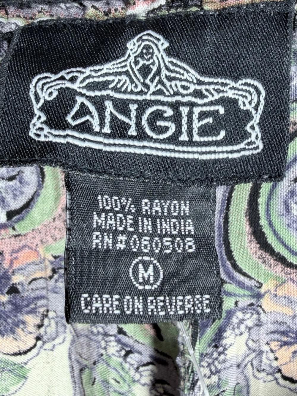 🌸 Angie Floral Paisley Wide Leg Palazzo Pants Medium Boho - Picture 5 of 5